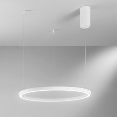 SOSPENSIONE LED HOOP BIANCA 30W 4500LM CCT 60X60X150CM