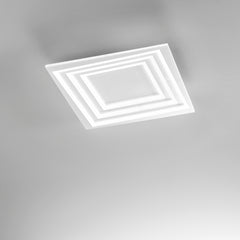 PLAFONIERA LED HYPNOTIC BIANCA 60W 8800LM CCT 47X47x5,5CM