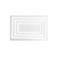 "Plafoniera LED HYPNOTIC in alluminio bianca ,CCT, h 40x60cm."