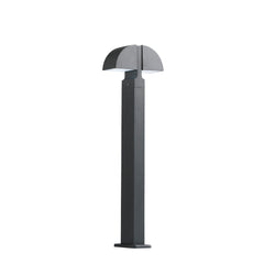 "Paletto LED IDEM in alluminio antracite 8W, 4000K, h 70cm."