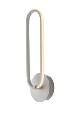 "Applique LED INFINITY in alluminio bianco 12.5W 4000K (luce naturale)"