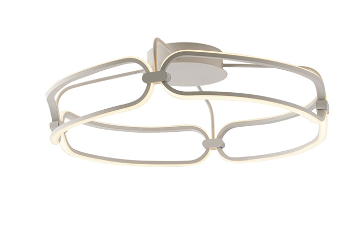 "Plafoniera LED INFINITY bianca 49W 4000K (luce naturale) 60 cm."