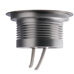 "Faretto ad incasso calpestabile LED IRIDE in acciaio 316 con 18 luci a LED integrato 1W con RGB e dimmer IP67"