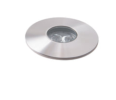 "Calpestabile LED per esterno IRIDE DC12-24V argento 3x1W con funzione RGB e dimmer"