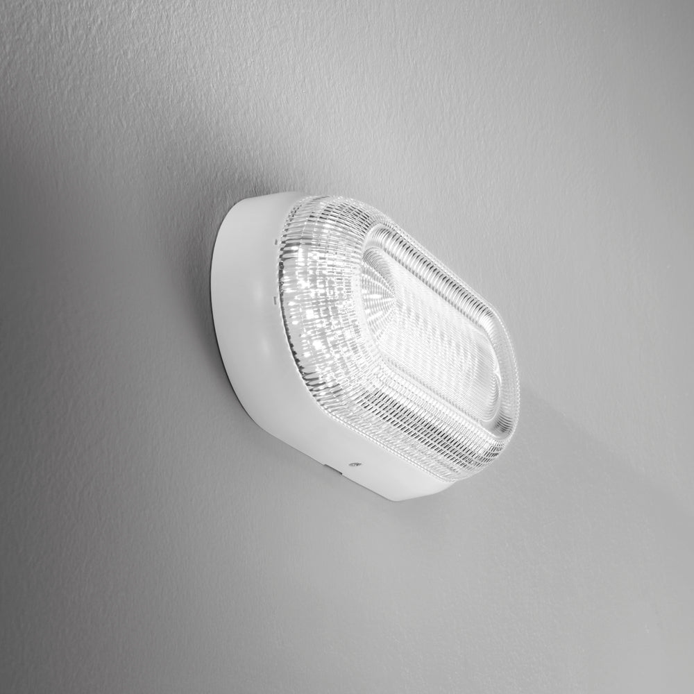 PLAFONIERA LED ISCHIA BIANCA 20W 2300LM CCT IP65 25,4X7CMX13,1CM
