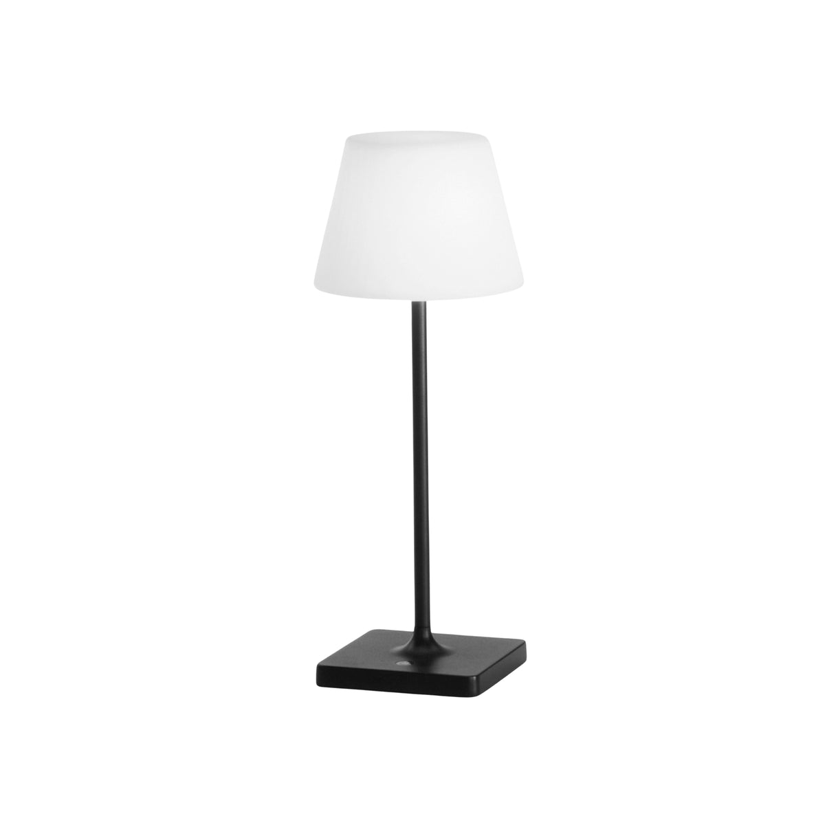 "Lampada da esterno JAMMIN in metallo nero ricaricabile, dimmer, 3000K"