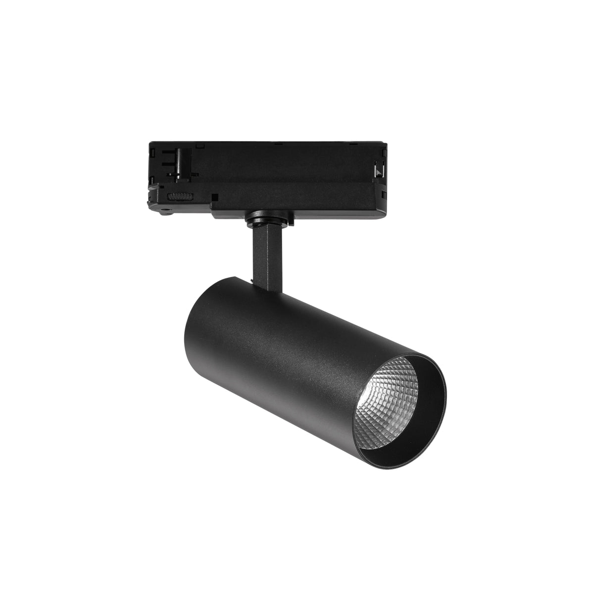 "Faro LED JET con adattatore trifase in alluminio nero 30W CCT"