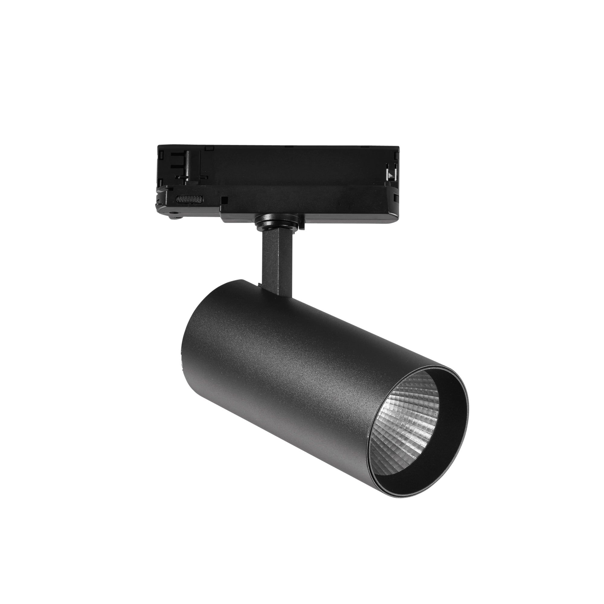 "Proiettore LED JET nero per binario trifase 40W CCT alto lumen"