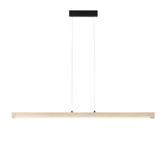 SOSPENSIONE LED JOSEPH LEGNO 22W 2750LM CCT 125X4,5X150CM
