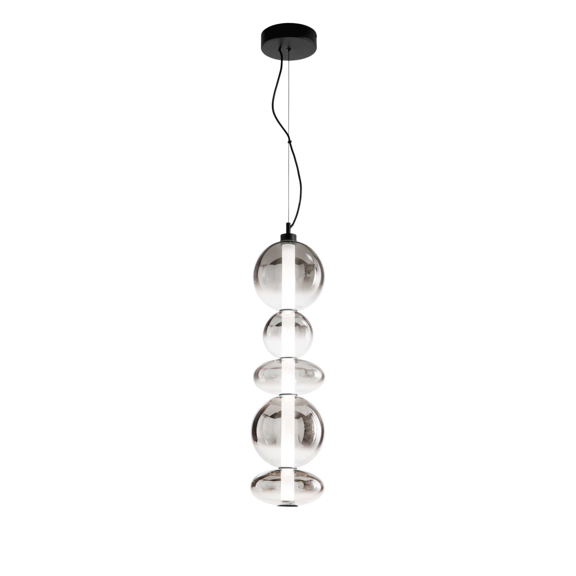SOSPENSIONE LED KEMET NERA 40W 4000LM 3000K 20X154,5CM