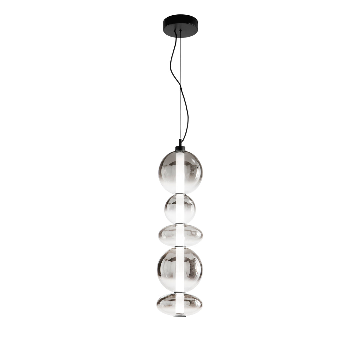 SOSPENSIONE LED KEMET NERA 40W 4000LM 3000K 20X154,5CM