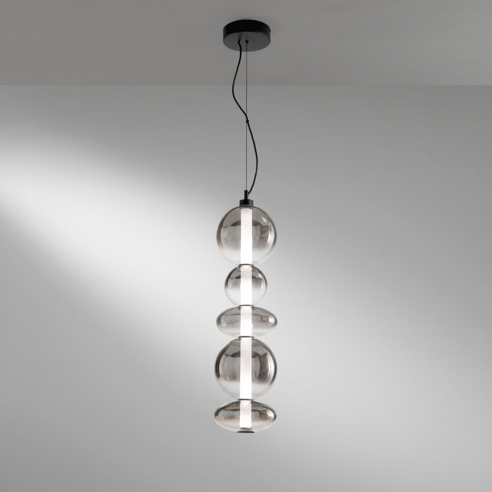 SOSPENSIONE LED KEMET NERA 40W 4000LM 3000K 20X154,5CM