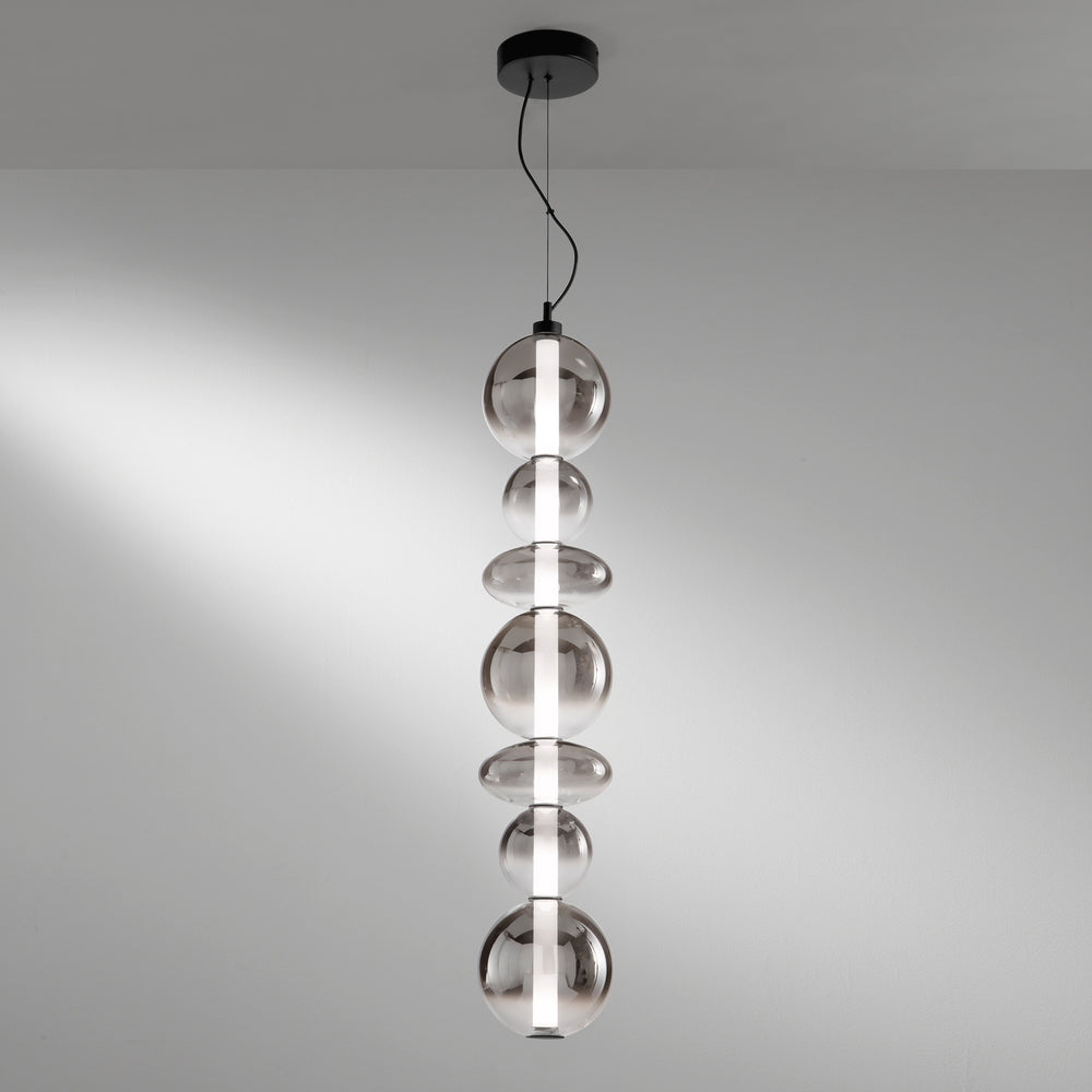 SOSPENSIONE LED KEMET NERA 40W 4000LM 3000K 17X241CM