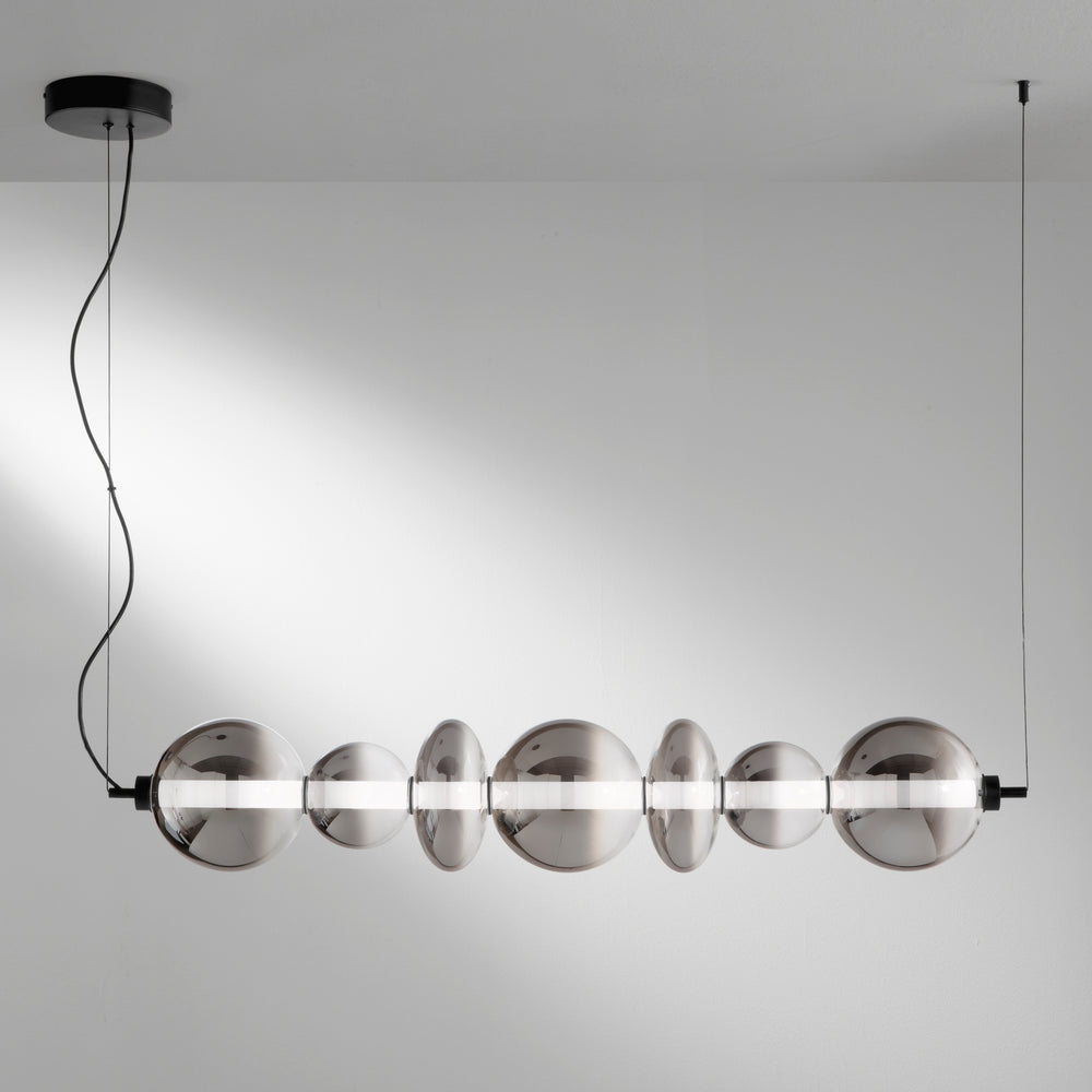 SOSPENSIONE LED KEMET NERA 40W 4000LM 3000K 17X241CM