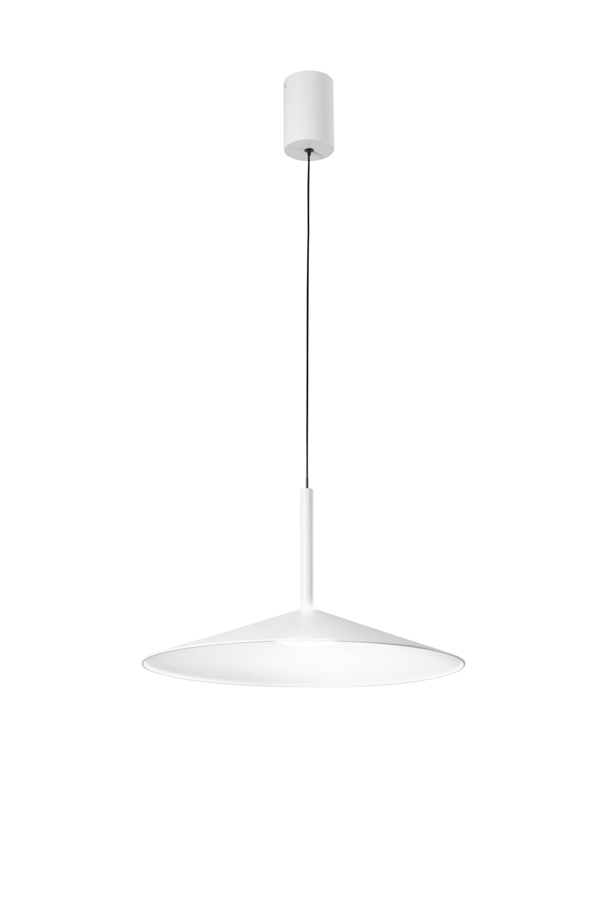 "Sospensione KHAN in metallo bianco con interno bianco, CCT"
