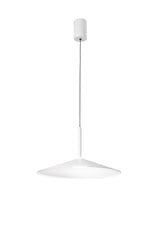 "Sospensione KHAN in metallo bianco con interno bianco, CCT"
