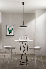 SOSPENSIONE LED KHAN NERA 16W CCT 2700/3200/4000K 48X150CM