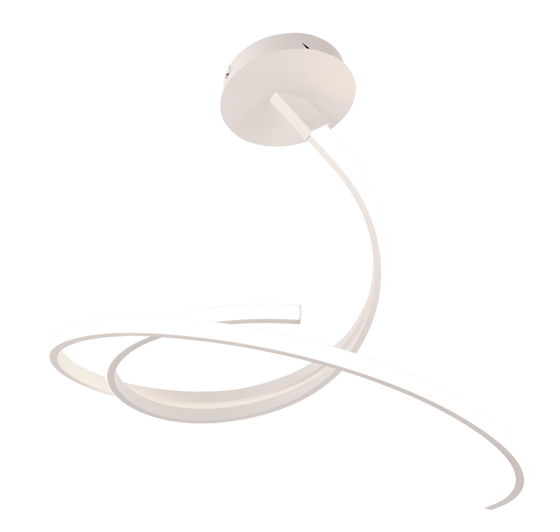 "Plafoniera LED KINETIC in alluminio bianco, CCT"