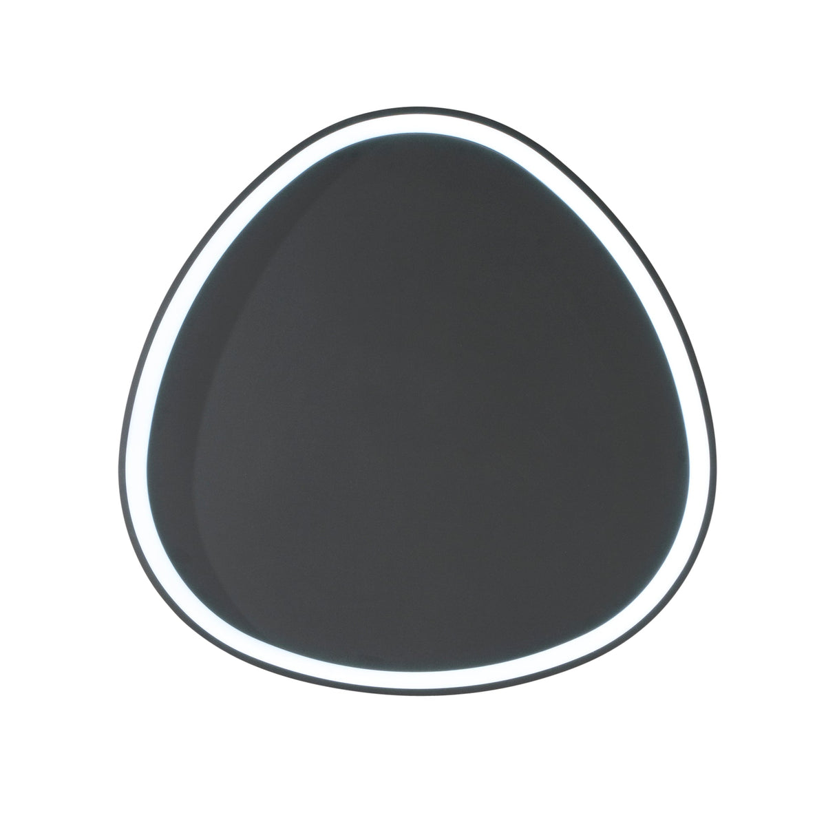 "Plafoniera LED KLAPTON in alluminio nero, CCT Ø 85 cm."