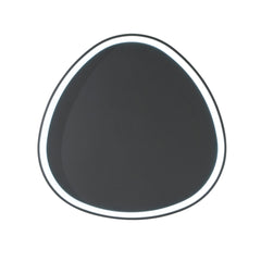"Plafoniera LED KLAPTON in alluminio nero, CCT Ø 85 cm."