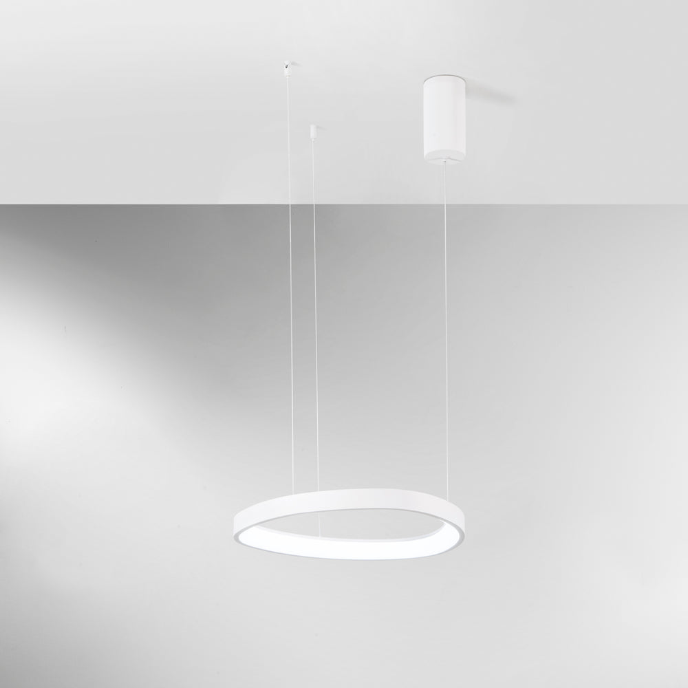 SOSPENSIONE LED KLAPTON BIANCA 40W 6160LM CCT 45X3,5X150CM