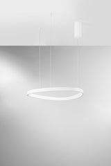 SOSPENSIONE LED KLAPTON BIANCA 58W 8360LM CCT 65X3,5X150CM
