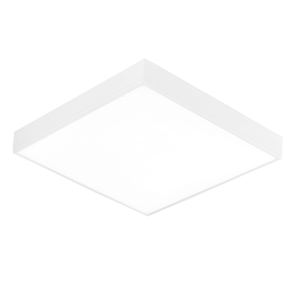 "Plafoniera LED KLIO quadrata bianca 64.8W, 3000K, 40 cm."
