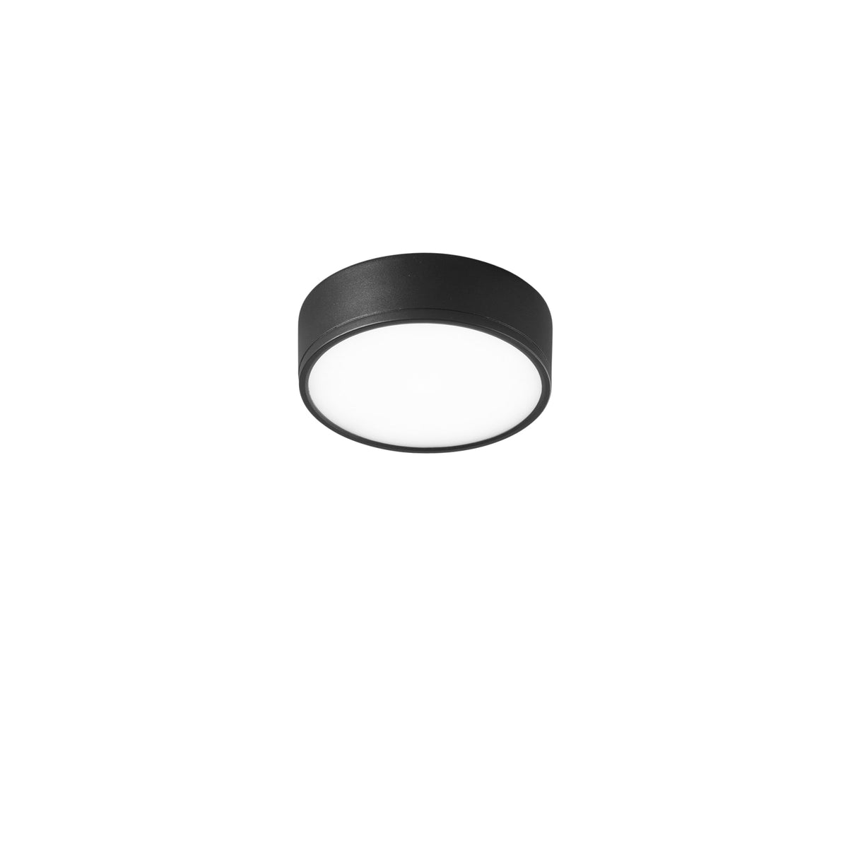 PLAFONIERA LED KLIO NERA IN ACRILICO E ALLUMINIO 22W 3000LM 4000K 16,8X16,8X5 CM.