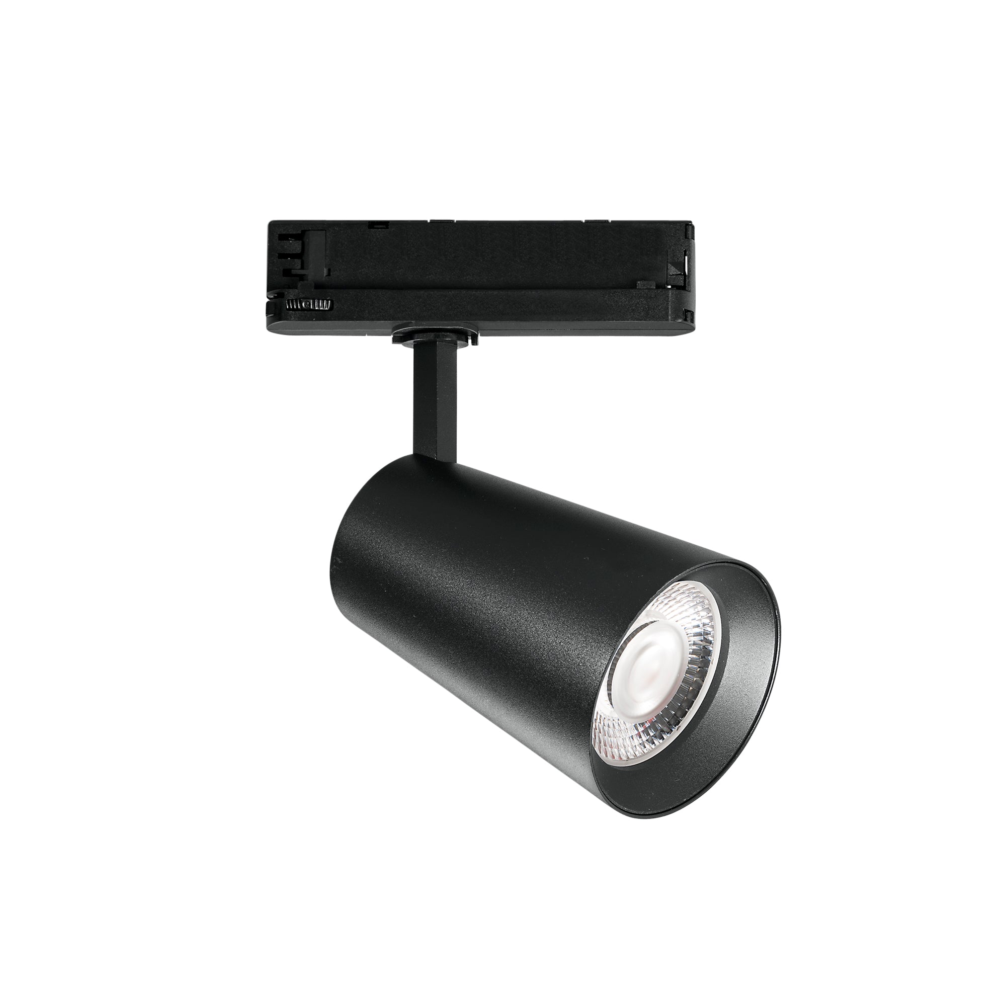 "Faro LED KONE nero con adattatore trifase 42W 4200 Lumen 3000K (luce calda)"