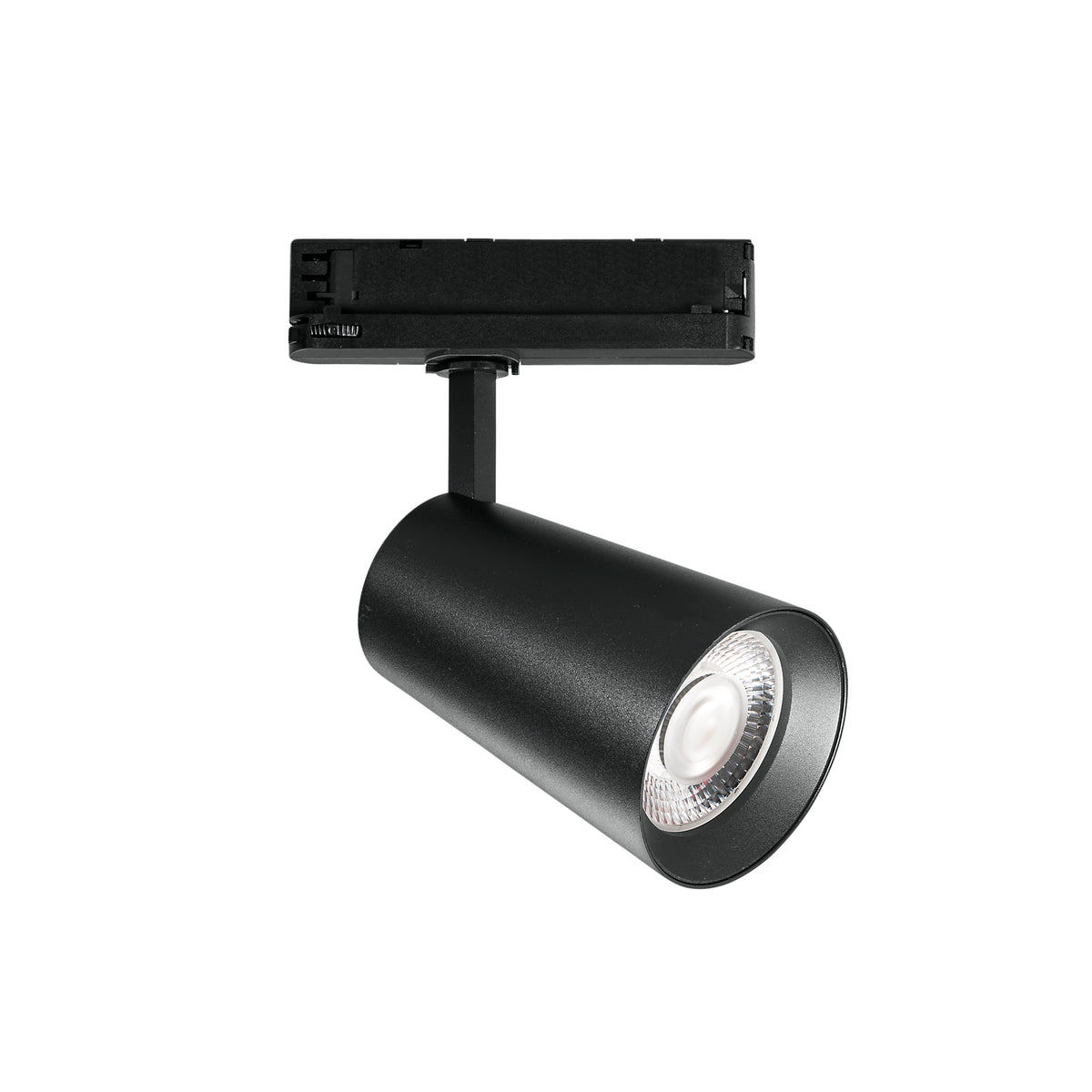 "Faro LED KONE nero con adattatore trifase 42W 4200 Lumen 3000K (luce calda)"