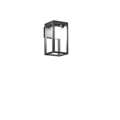 "Applique LED KYOTO in alluminio antracite con pannello solare e sensore di movimento, 4000K"