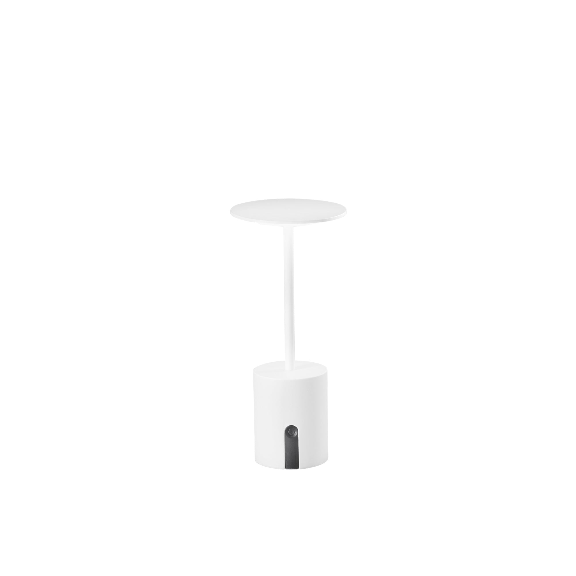 "Lampada LED da esterno LIBERTY ricaricabile in metallo con dimmer - Bianco