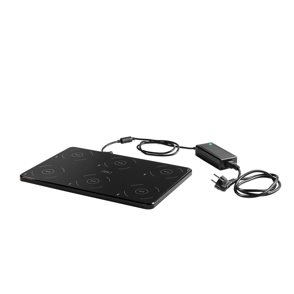 BASE DI RICARICA NERA PER LAMPADE DA TAVOLO LIBERTY 6 STAZIONI 5V 1,5A