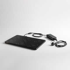 BASE DI RICARICA NERA PER LAMPADE DA TAVOLO LIBERTY 6 STAZIONI 5V 1,5A