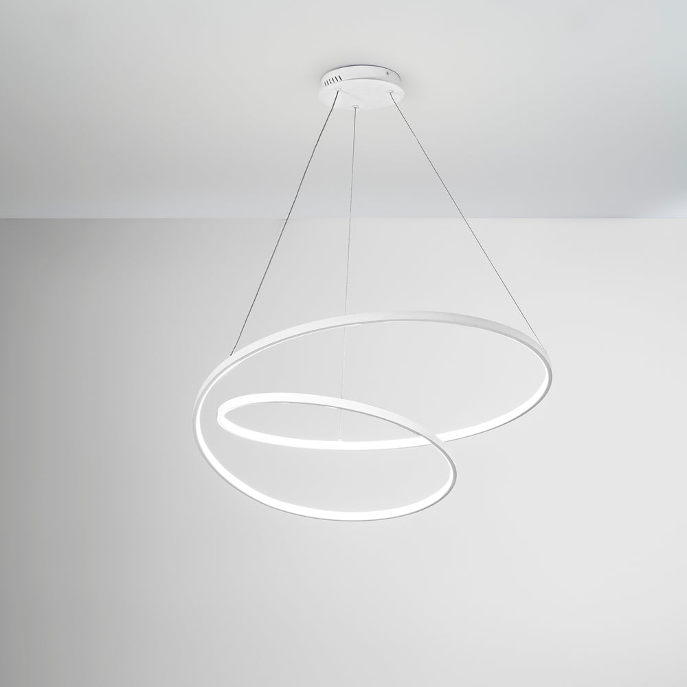SOSPENSIONE LED LIEVE BIANCA 60W 8000LM CCT 80X11,2X150CM