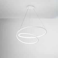 SOSPENSIONE LED LIEVE BIANCA 60W 8000LM CCT 80X11,2X150CM