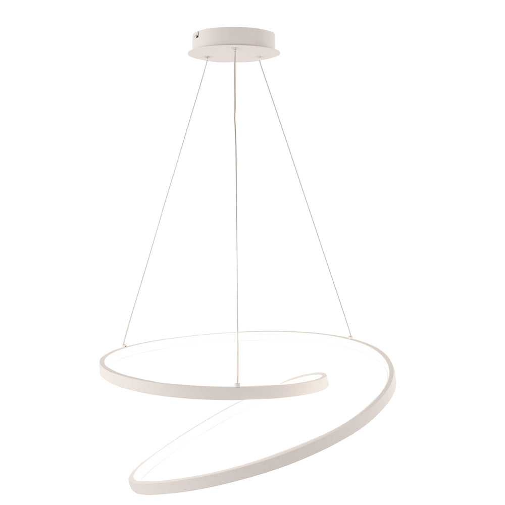 SOSPENSIONE LED LIEVE BIANCA 30W 4000LM CCT 40X6,5X150CM