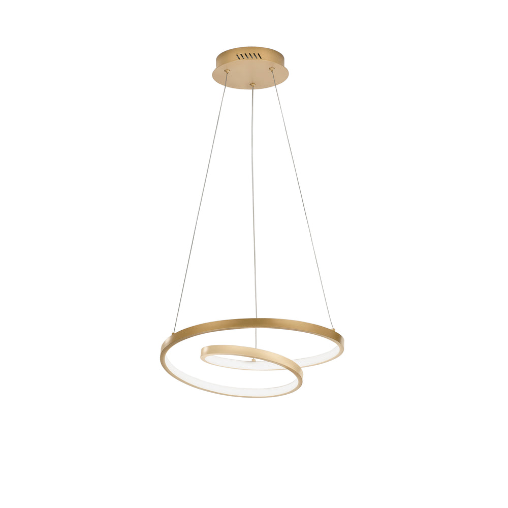SOSPENSIONE LED LIEVE ORO 30W 4000LM CCT 40X6,5X150CM