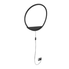 "Applique LED LINGER in metallo nero, CCT, Ø 60cm."