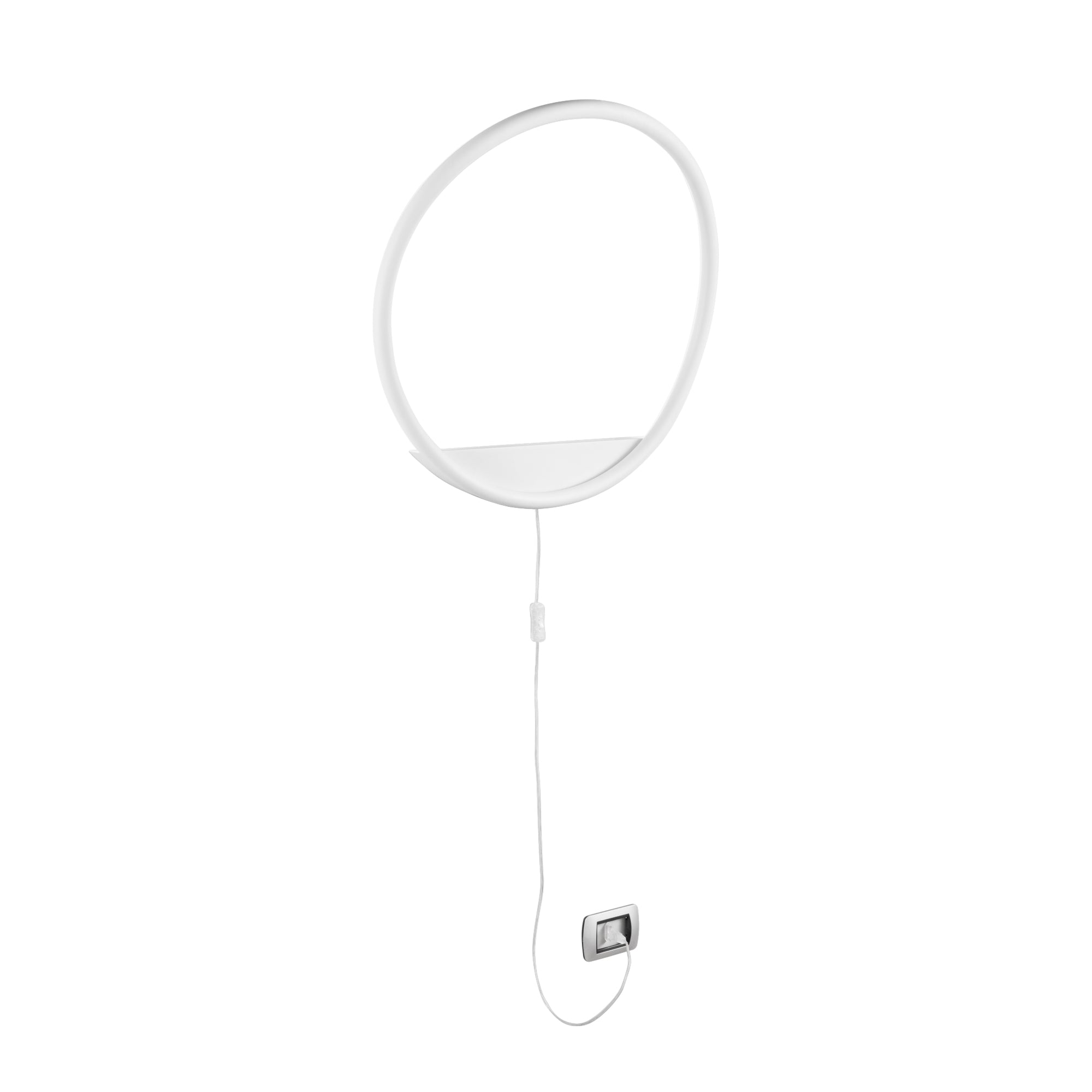 "Applique LED LINGER in metallo bianco, CCT, Ø 60cm."