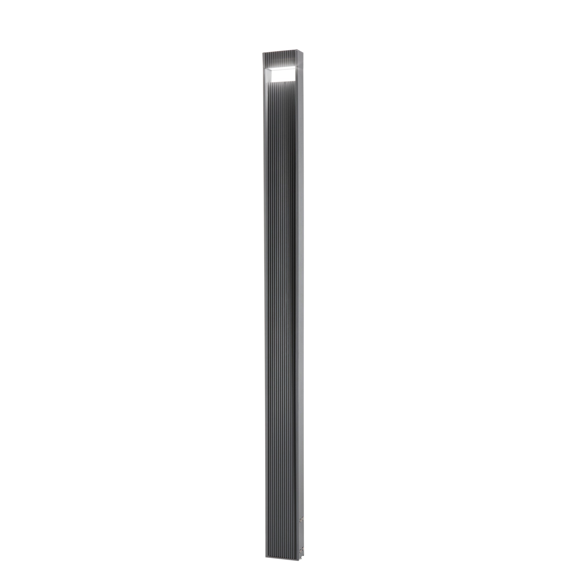 "Palo da esterno LED LUMINA in alluminio antracite 230 cm."