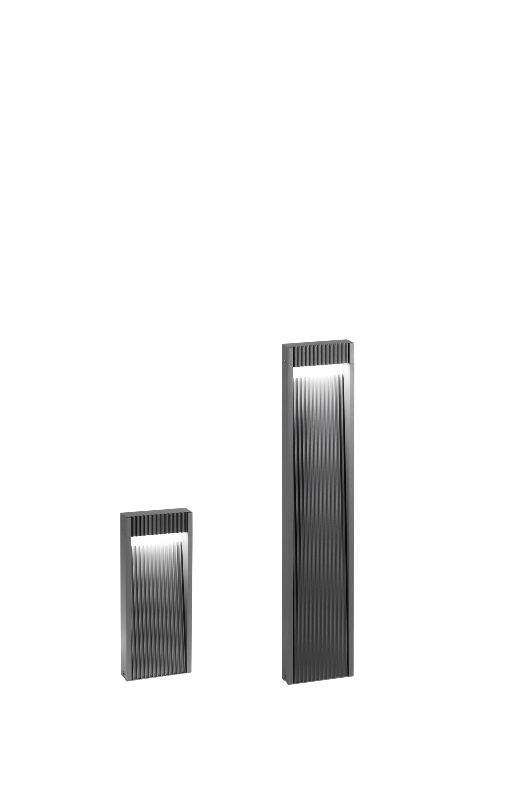 "Paletto LED LUMINA in alluminio antracite 80 cm
