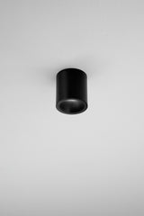 PLAFONIERA LED MANOR TONDA NERA 7W 820LM CCT 3000-4200-6500K 9X10 CM