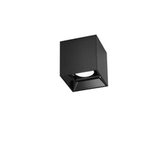 "Plafoniera LED MIG quadrata in alluminio anti-abbagliamento con CCT - Nero