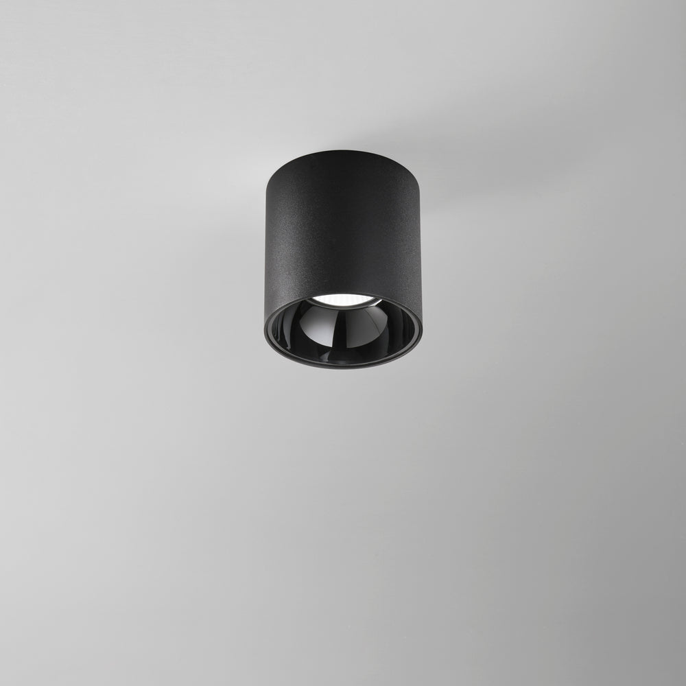 PLAFONIERA A LED NERA TONDA 20W 2800LM CCT 11,4X11,7CM