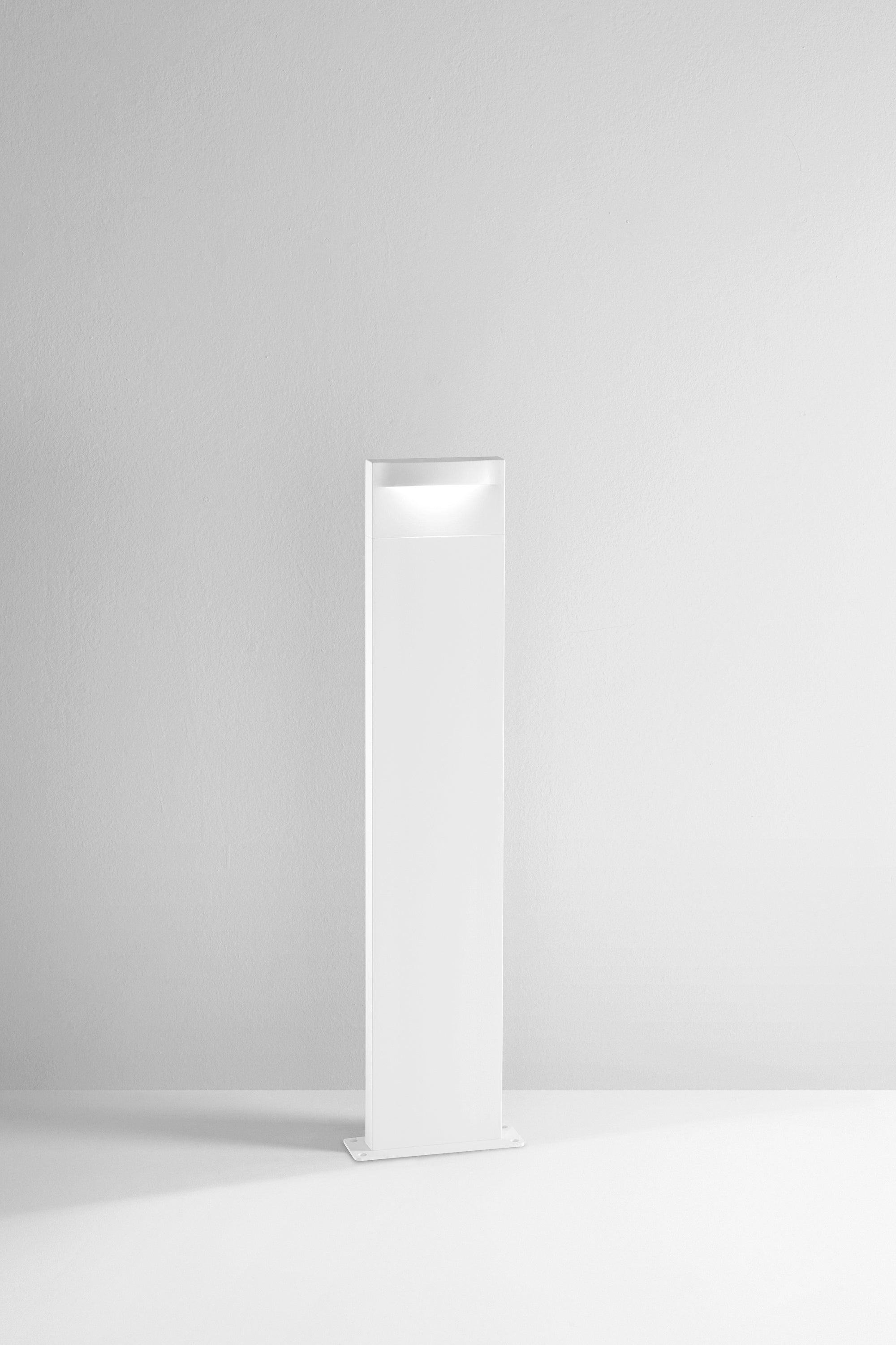 PALETTO LED MOBULA BIANCO IN ALLUMINIO 8W 1100LM 3000K IP65 280X195X745MM