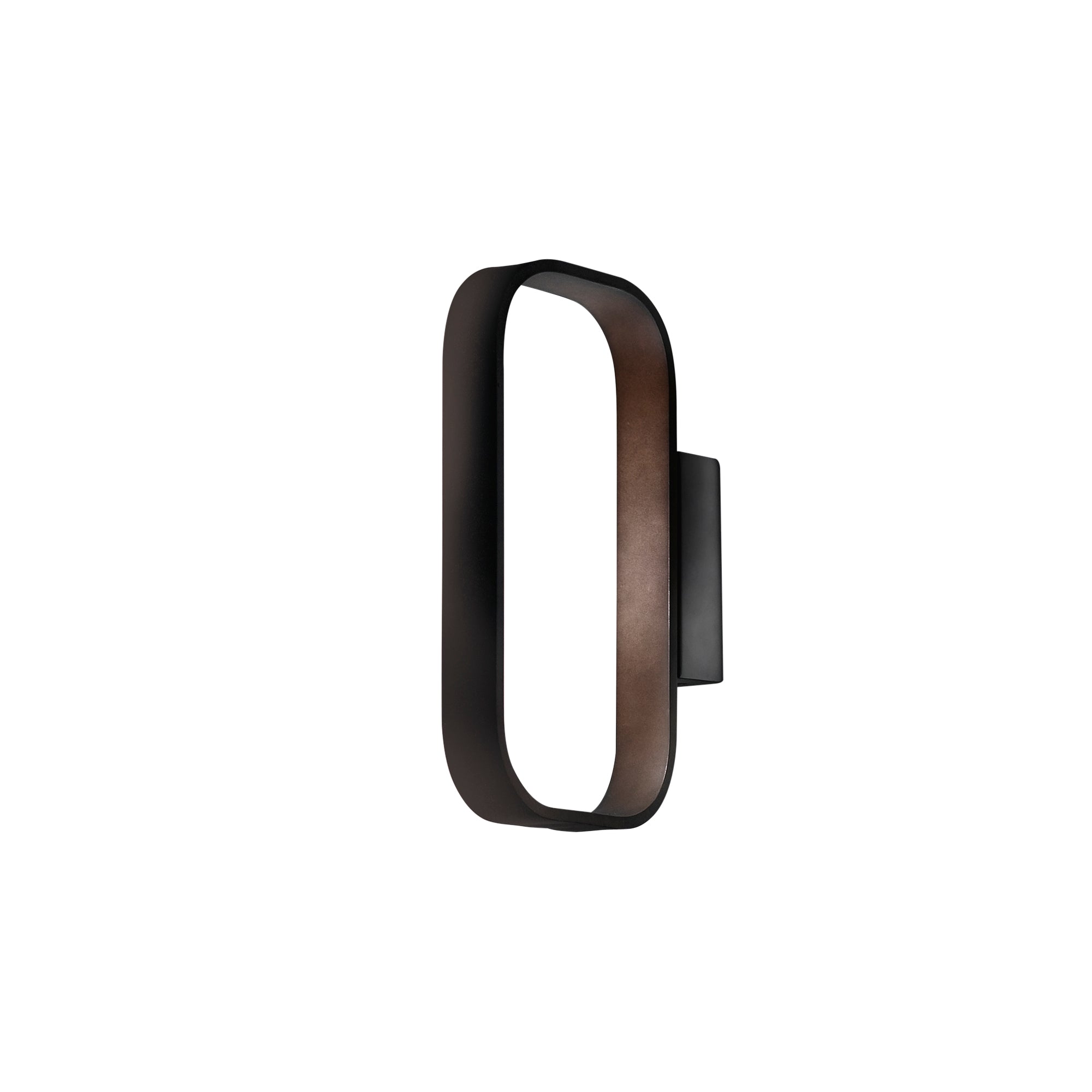 "Applique LED MOKA in alluminio marrone 3000K (Luce calda)"