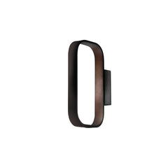 "Applique LED MOKA in alluminio marrone 3000K (Luce calda)"