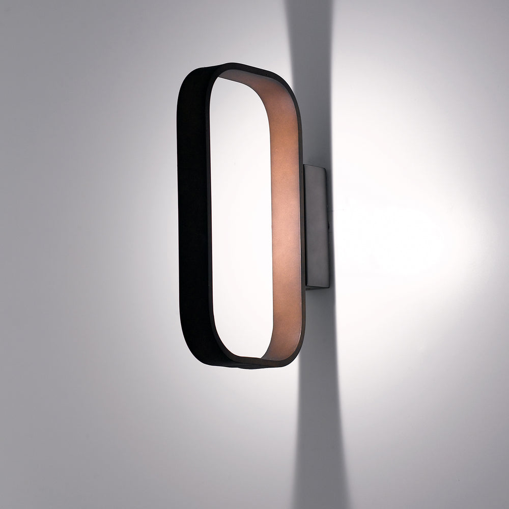 APPLIQUE LED MOKA MARRONE 5W 420LM 4000K 16,2X3X24CM