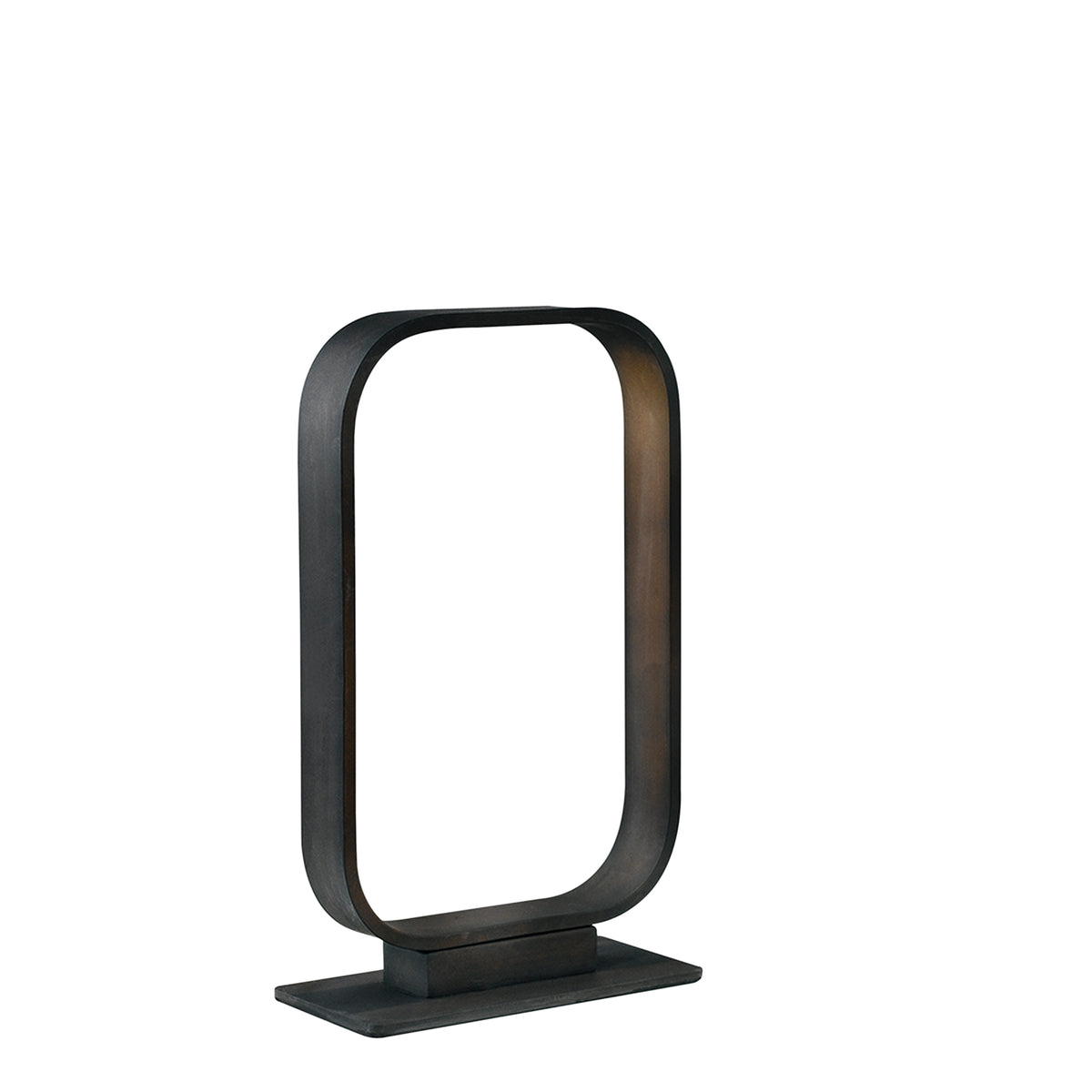 "Lampada da tavolo LED MOKA in alluminio marrone 3000K (Luce calda)"
